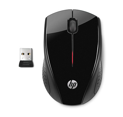 hp x3000 (h2c22aa) wireless mouse/ black